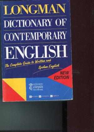 Diccionario De Inglés Contemporáneo - Longman