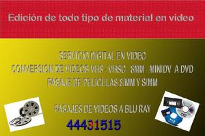 EDICION DE VIDEOS, EDICION DIGITAL de videos, EDICION de