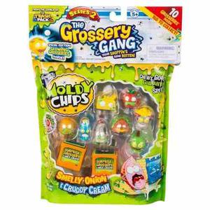 Grossery Gang Moldy Chips Pack Con 10 Figuras Serie 2 Nuevos