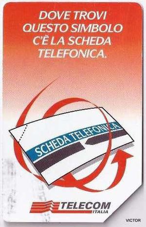 ITALIA TARJETE SCHEDA TELEFONICA USADA 5000 LIRE