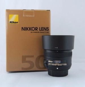 Lente Nikon Af-s 50mm 50 F/1.8g 1.8 G Fact A O B + Parasol