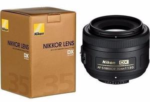 Lente Nikon Af-s Dx 35mm F/1.8g Nikkor P/ D5100 D3100 D3200