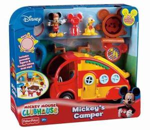 Mickey Mouse Disney Auto Caravana Original Fisher Price 