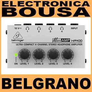 Miniamp Behringer Ha-400 Amplificador De Auricular