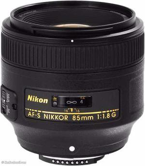 Nikon Af-s Nikkor 85mm F/1.8g + Parasol 2017 Modelo 2017