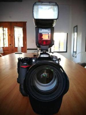 Nikon D300+lente Tamron+ Flash Sb900+ Grip