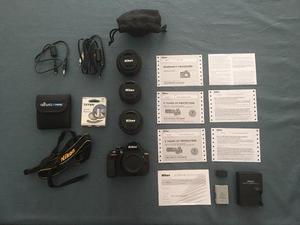 Nikon D3300 + 3 Lentes + Accesorios