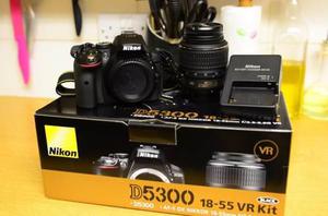 Nikon D5300 Kit Lente 18-55mm + Kit Completa + Regalo +envio