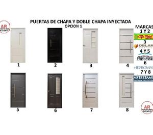 PUERTAS DE CHAPA Y DOBLE CHAPA OPCION 1 NUEVAS ENVIOS