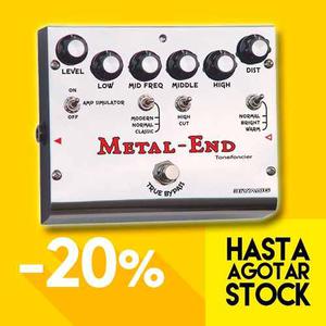 Pedal Distorsion Biyang Metal End Pro Oferta -20%