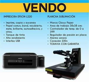 Plancha sublimadora / Impresora EPSON 220