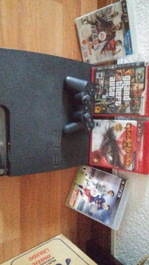 PlayStation 3 con Joystick nuevo y juegos