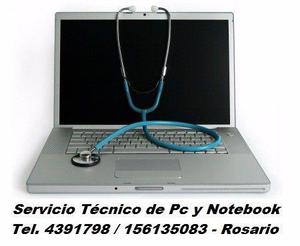 SERVICIO TECNICO DE PC A DOMICILIO 4391798/156135083 Rosario