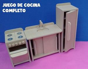 SET DE 16 MUEBLES PARA MUÑECAS BARBIE (NUEVOS) - NO ENVIO