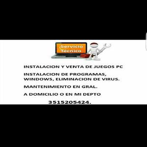 Service Pc Instalacion Programas Juegos