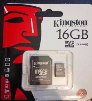 Tarjeta De Memoria Micro Sd Kingston 16 Gb Clase 4