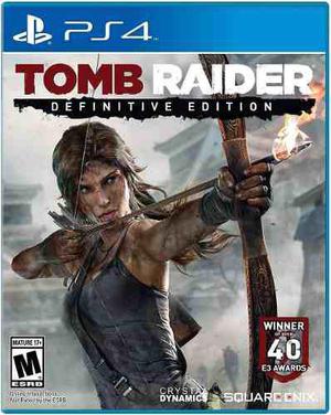 Tomb Raider Definitive Edition Ps4 Fisico Sellado Original !
