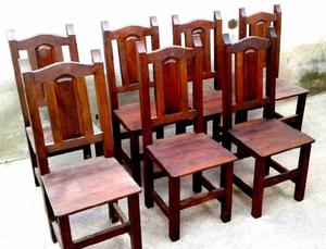 Vendo sillas y mesas de algarrobo DIRECTO DE FABRICA