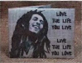 billetera de papel tyvek modelo Bob Marley