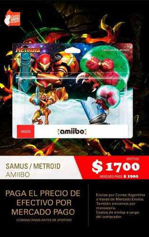 Amiibo Metroid Samus Returns + Remera De Metroid