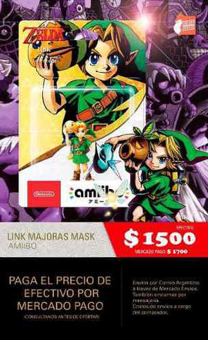 Amiibo Zelda Majoras Mask - Link