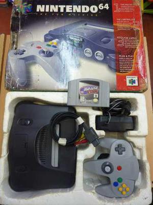 Consola Nintendo 64 En Caja Con Juego Palermo Zona Norte
