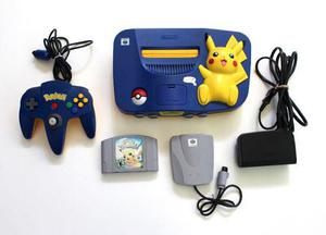 Consola Nintendo 64 N64 Edición Pikachu + Vru + Control Jof