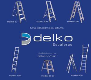 Escaleras de aluminio Delko Producto nacional. Contamos con