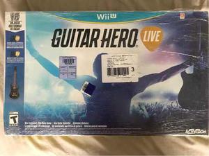 Guitar Hero Live Wii U. Incluye Guitarra. Nuevo