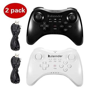 Kulannder (2-pack) Wii U Pro Controller- Regalo Perfecto Pa
