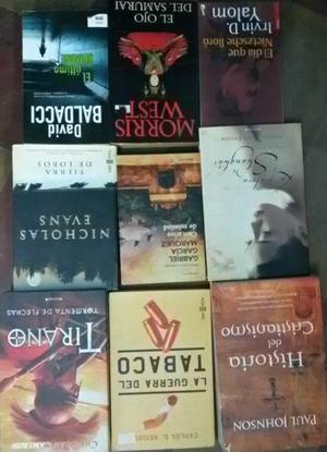 Lote de 9 Libros usados