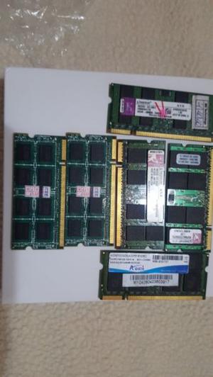 MEMORIAS DDR2 DE 2GB PARA NOTEBOOK