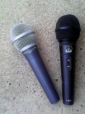 Microfonos Dinamicos AKG y Whanderfale Pro