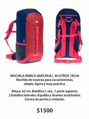 Mochilas Quechua Nuevs