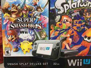 Nintendo Wii U Deluxe Super Smash Bros + Splatoon