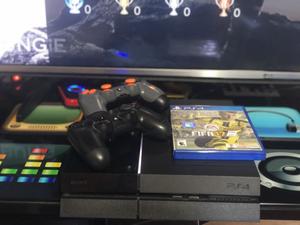 Ps4 + 2 joystick + 2 juegos