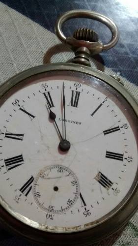 Reloj Antiguo De Bolsillo Longines