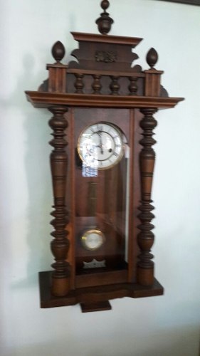 Reloj Colonial De Pared Antiguo