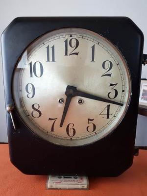 Reloj De Pared,antiguo,grande,,leer Bien,c/faltantes,ferroc