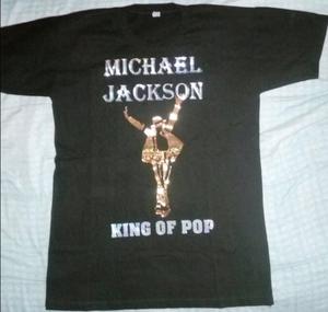 Remera Michael Jackson algodón talle L