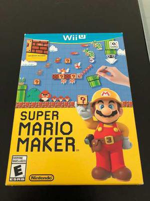 Super Mario Maker Nintendo Wii U Fisico Original Completo