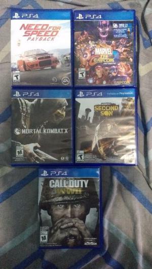 Vendo o permuto juegos Ps4