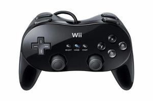 Wii Classic Controller Pro /control Clásico /joystick Negro