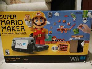 Wii U+mario Maker+amiibo De Mario+funda Mario Maker+ideabook