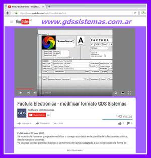 _///=//_ Factura electrónica ➪ GDS Sistemas _//=/_