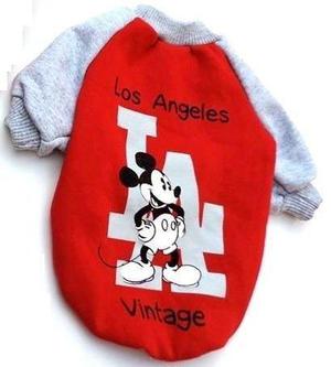 Buzo Para Perros Mickey Los Angeles Vintage