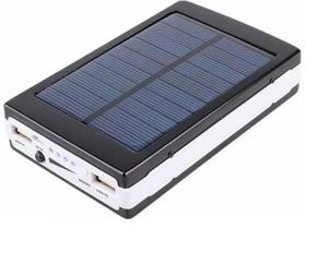 Cargador Solar Power Bank 20000mah Linterna Luz Emergencia