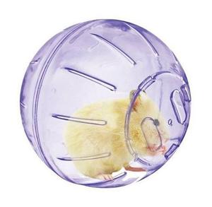 Esfera Con Base Hamster Topo Ruso 18 Cm - Azul - Hauspet