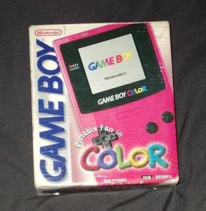 Game Boy Color En Caja + Pokemon Blue Grabando Partidas!!!!