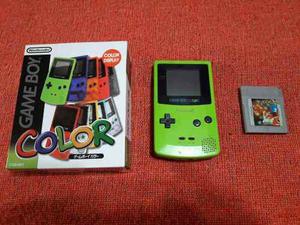 Game Boy Color Kiwi En Caja + Pokemon Red!!!!